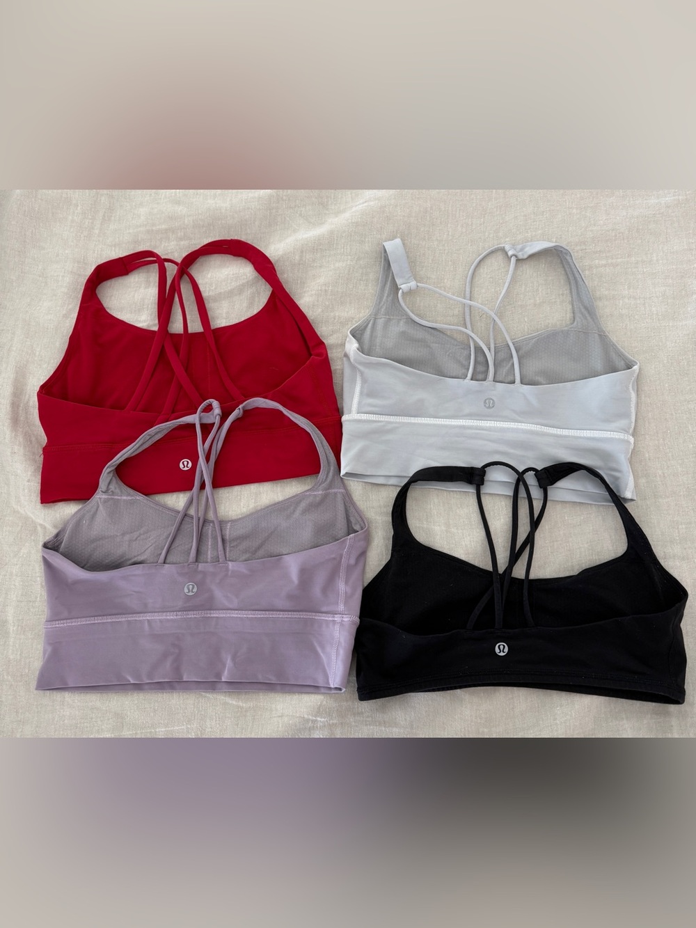 Set of 4 Lululemon Sports Bras - Picture 2 of 5